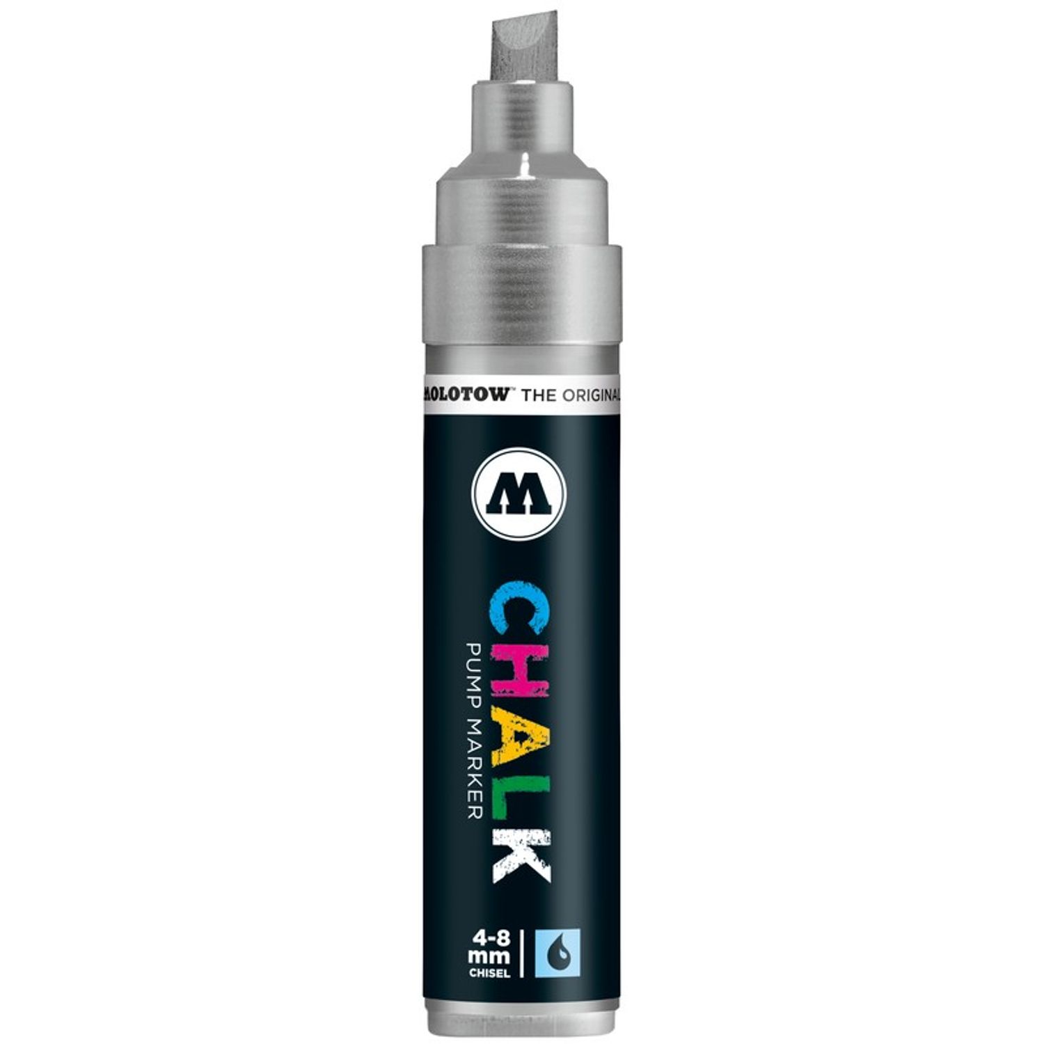 Decomarker Molotow 4-8mm metallic silver fotografia produsului