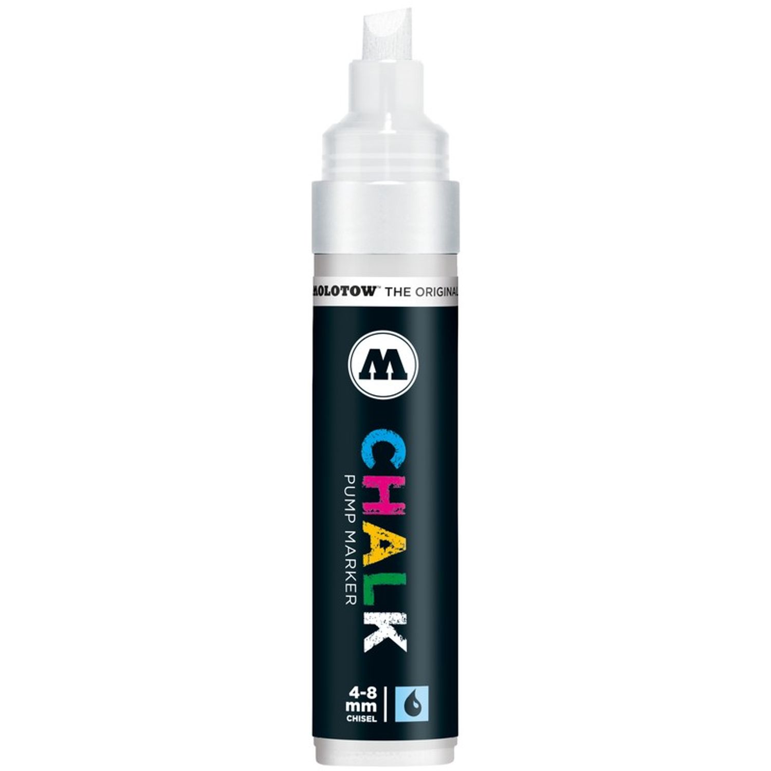 Decomarker Molotow 4-8mm white fotografia produsului