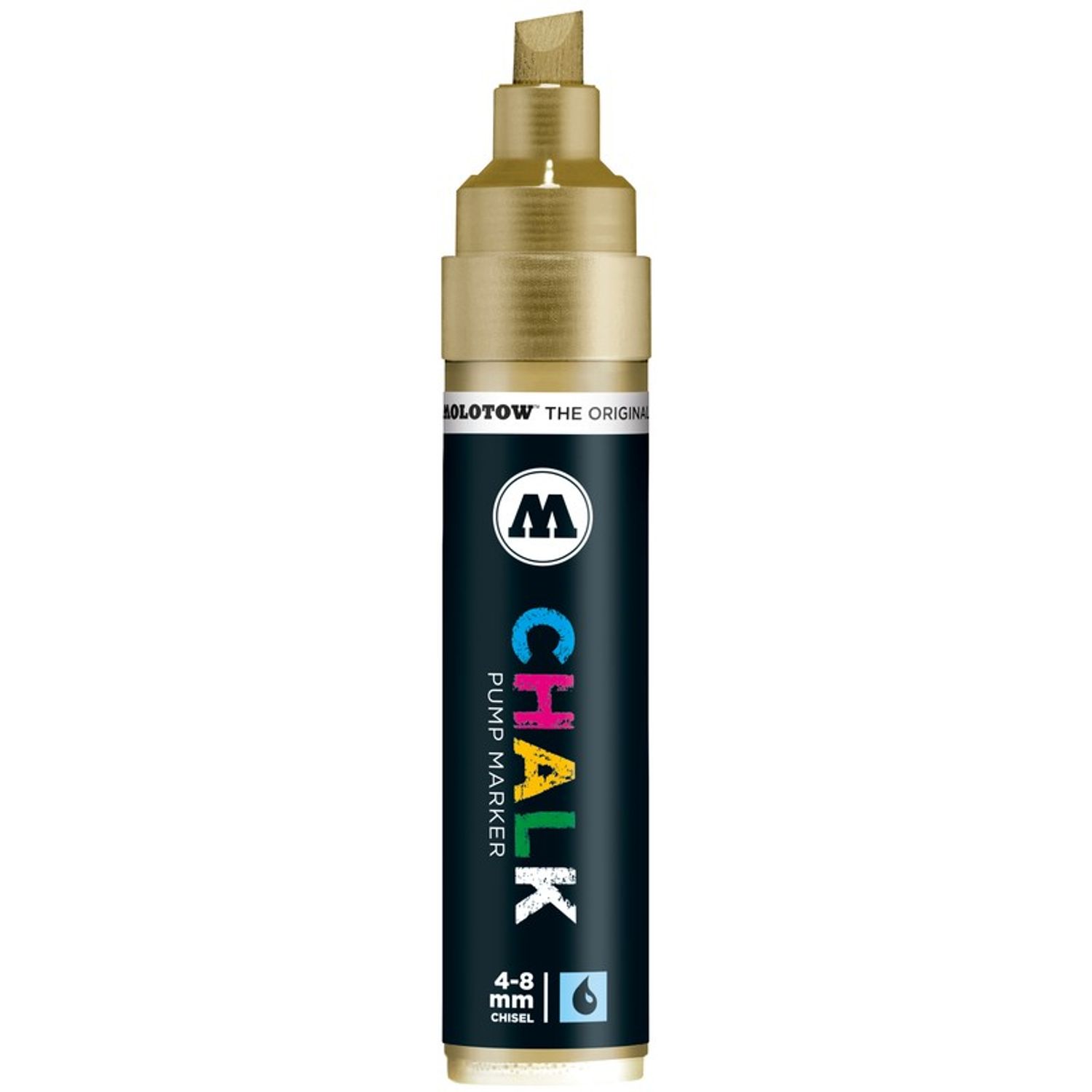 Decomarker Molotow 4-8mm metallic gold fotografia produsului