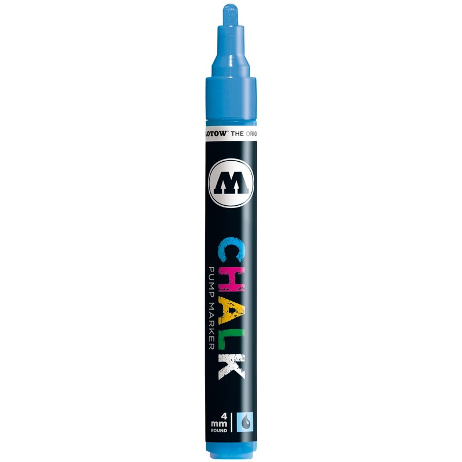 Decomarker Molotow 4mm neon blue fotografia produsului