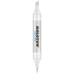 Marker cu varf dublu Molotow Aqua Twin 1mm/2-6mm warm grey 04 fotografia produsului