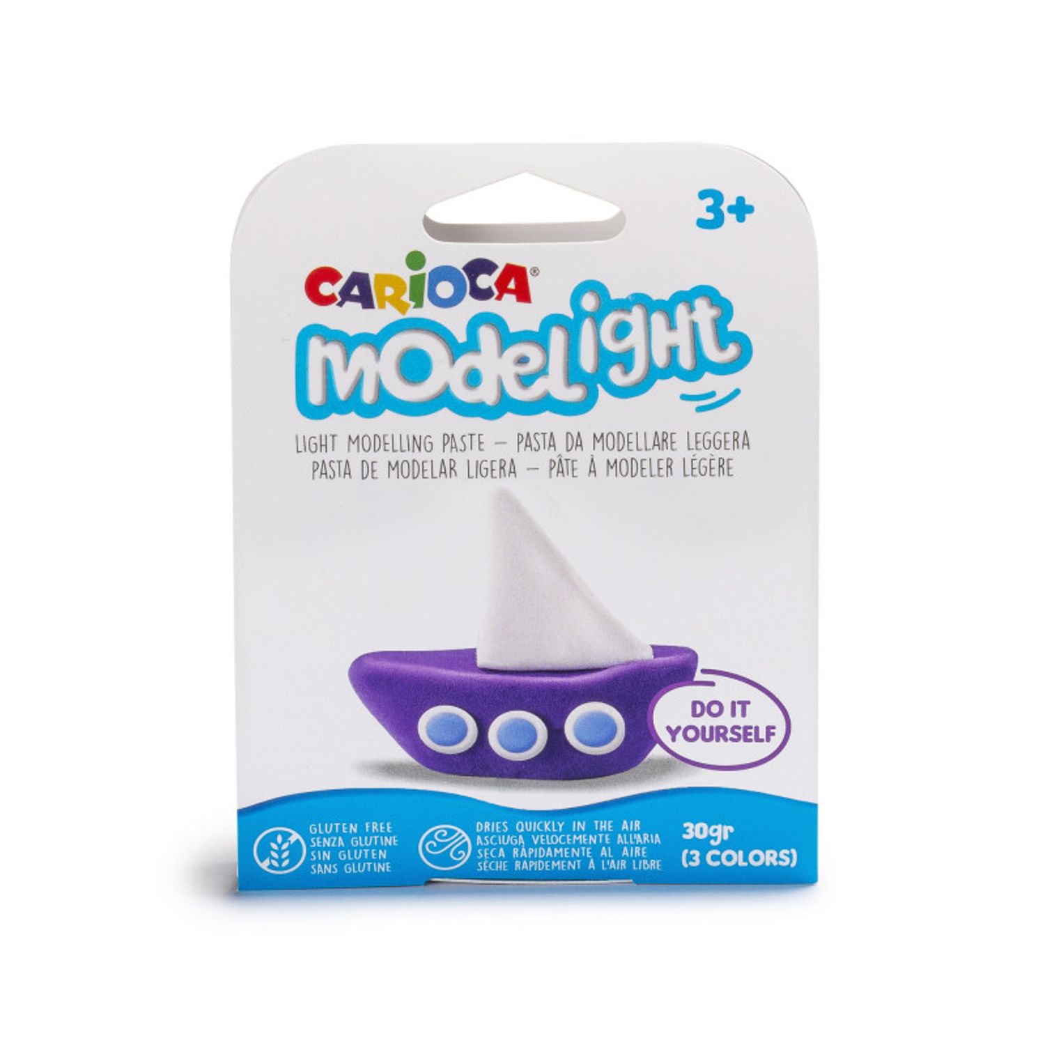 Plastilina moale Carioca Modelight DiY - barcuta fotografia produsului