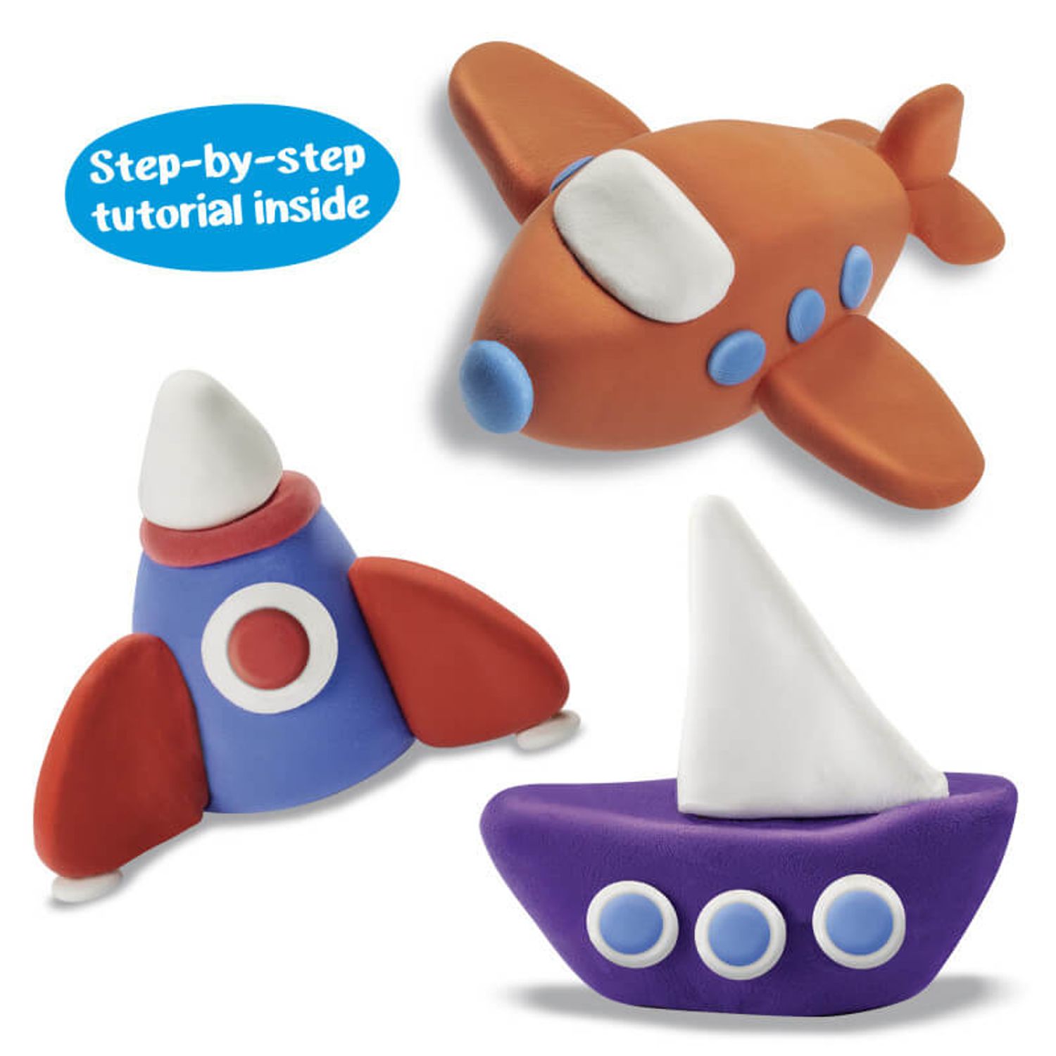 Plastilina moale Carioca Modelight DiY - barcuta fotografia produsului View 2 L