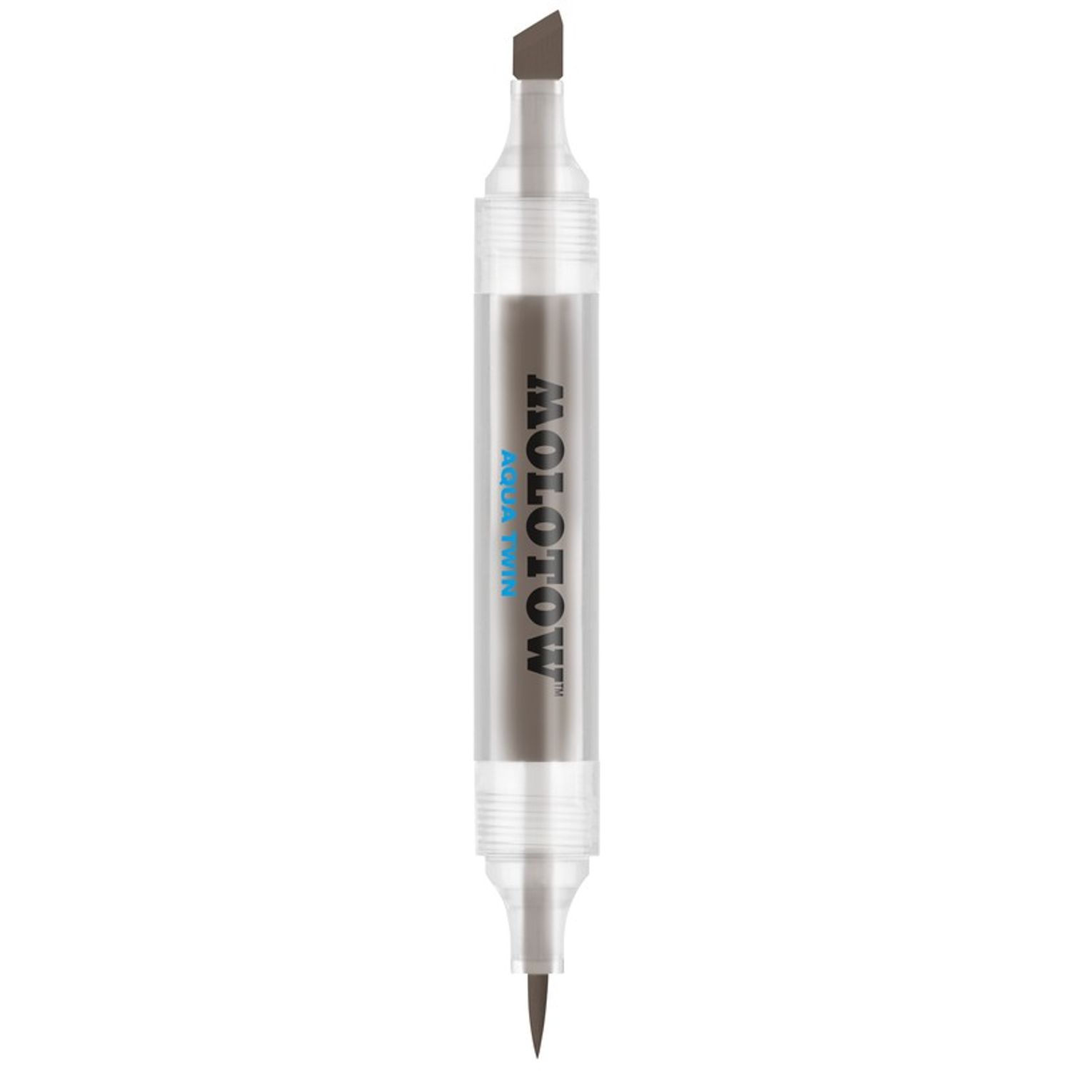 Marker cu varf dublu Molotow Aqua Twin 1mm/2-6mm warm grey fotografia produsului