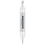 Marker cu varf dublu Molotow Aqua Twin 1mm/2-6mm cool grey 04 fotografia produsului