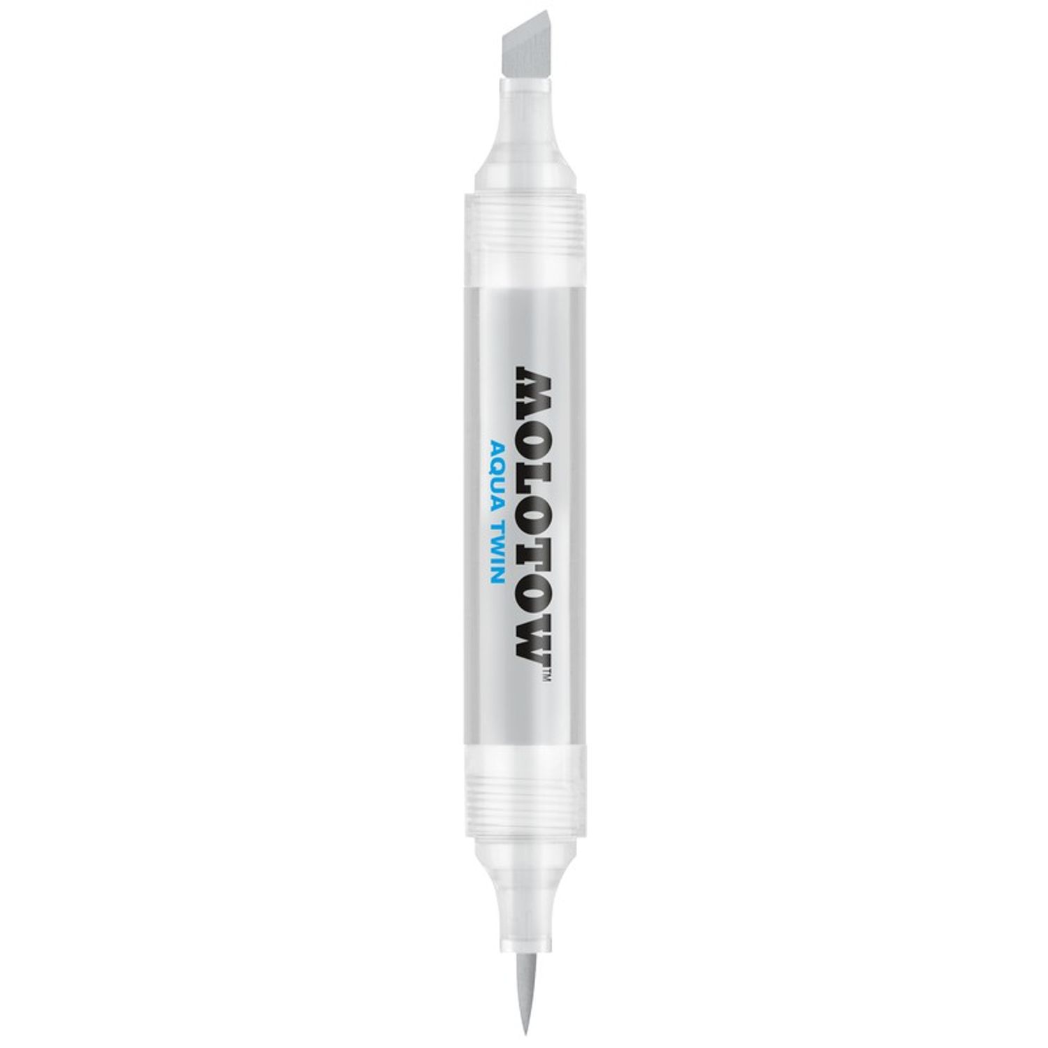 Marker cu varf dublu Molotow Aqua Twin 1mm/2-6mm cool grey 04 fotografia produsului