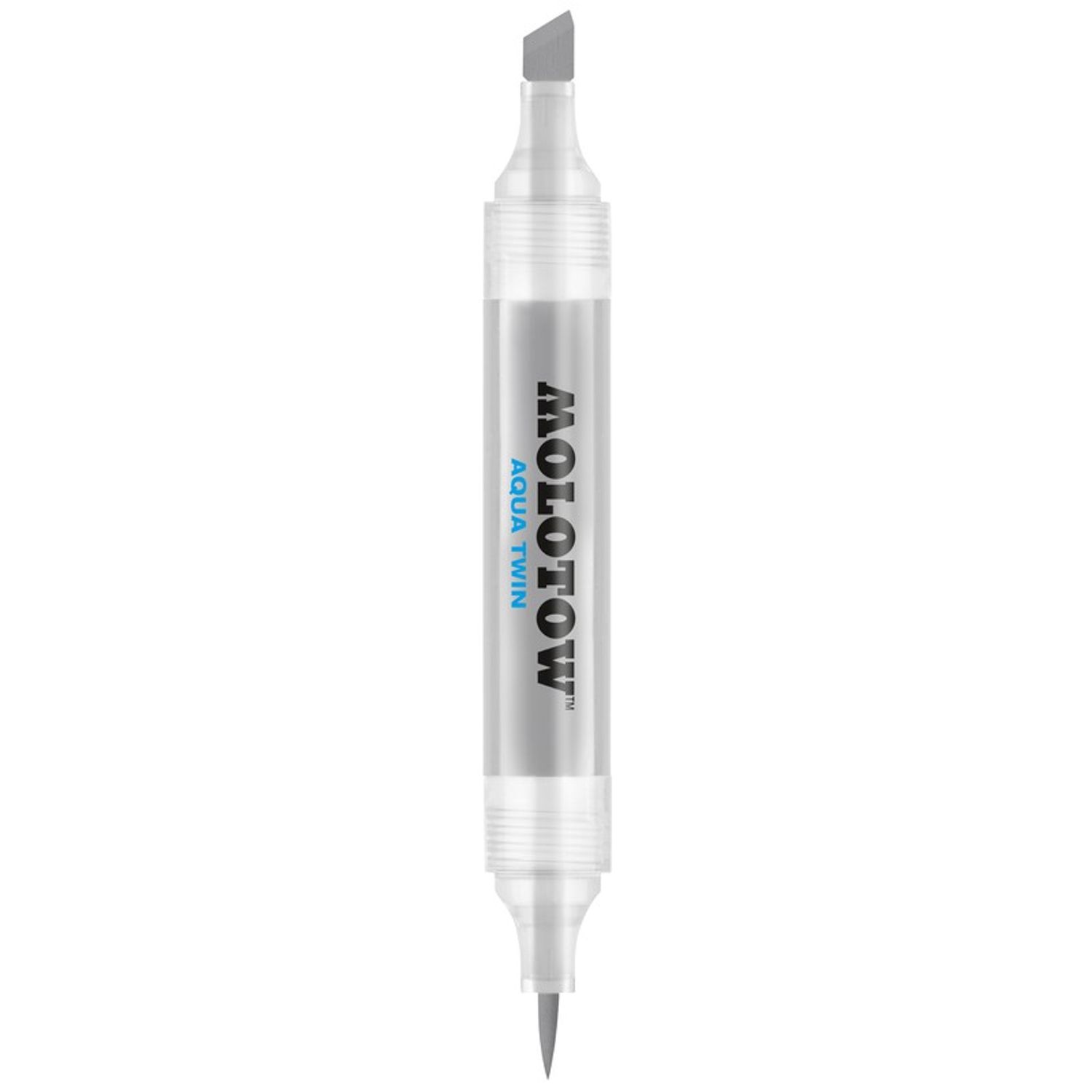 Marker cu varf dublu Molotow Aqua Twin 1mm/2-6mm neutral grey 03 fotografia produsului
