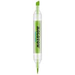 Marker cu varf dublu Molotow Aqua Twin 1mm/2-6mm yellow green fotografia produsului