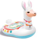Saltea gonflabila de apa, model Lama, Intex, Llama Island, White, 201 cm fotografia produsului