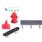 Mini skateboard pentru degete cu accesorii si roti de schimb fotografia produsului View 2 S