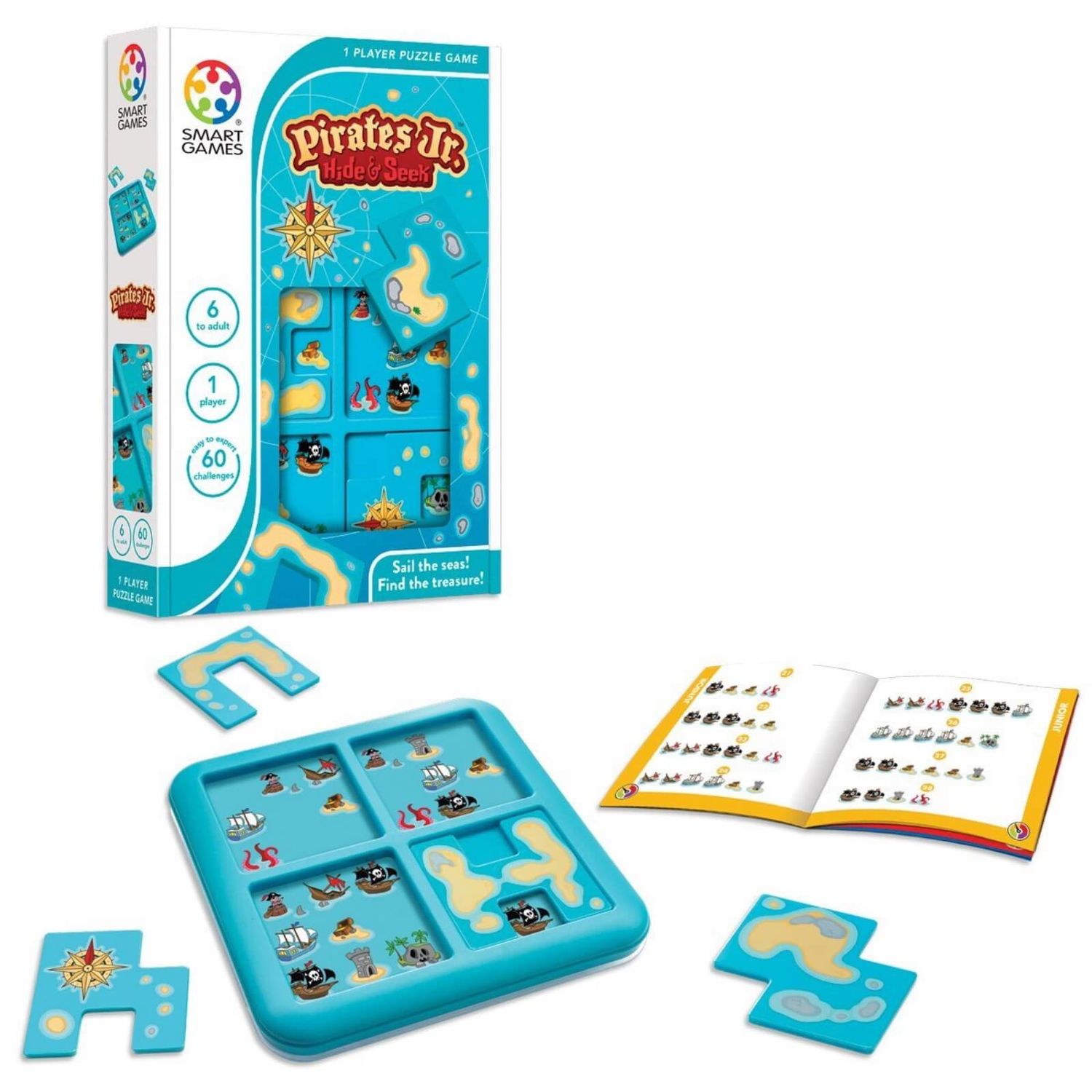 Pirates Junior, Hide & Seek - Joc de logica, Smart Games fotografia produsului