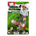 Mini Skateboard pentru degete cu roti de schimb si surubelnita, 9 cm fotografia produsului