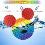 Jucarie Pop It, Mickey Mouse, Mare, Antistres, Senzoriala, Multicolora fotografia produsului View 2 S