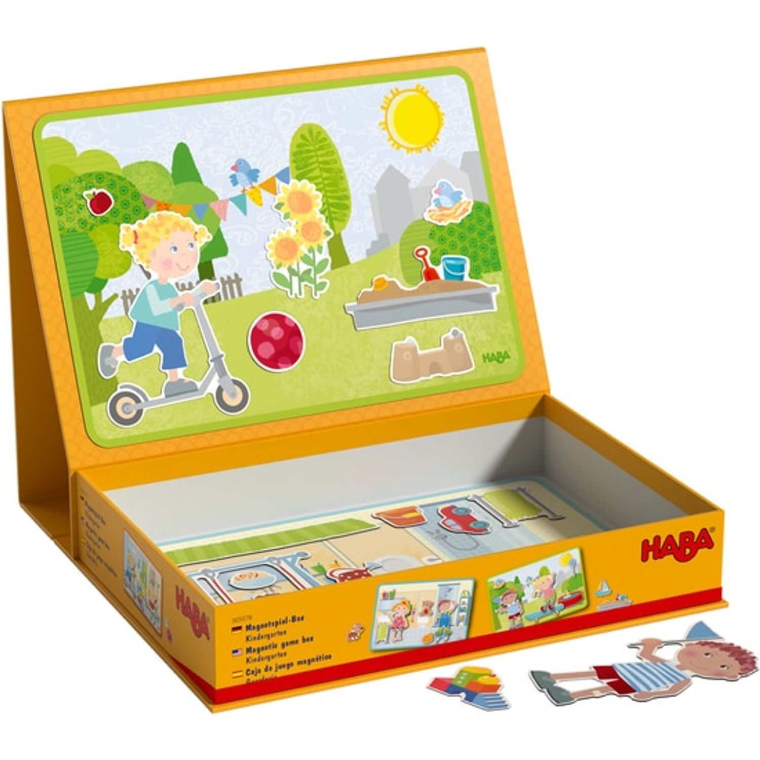 La Gradinita, Cutie cu jocuri magnetice si planse educative fotografia produsului View 2 L