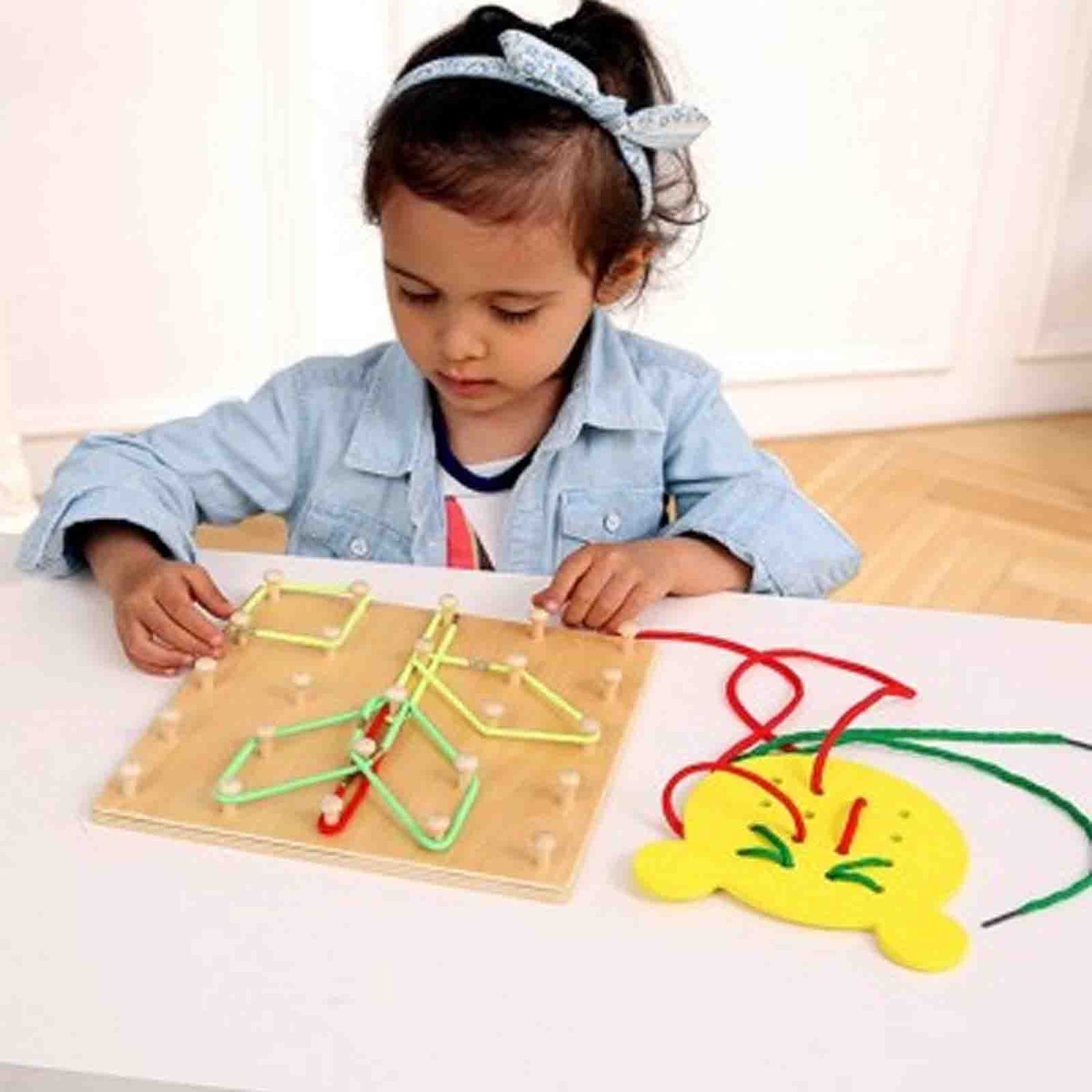 Joc creativ Geoboard cu elastice fotografia produsului View 2 L