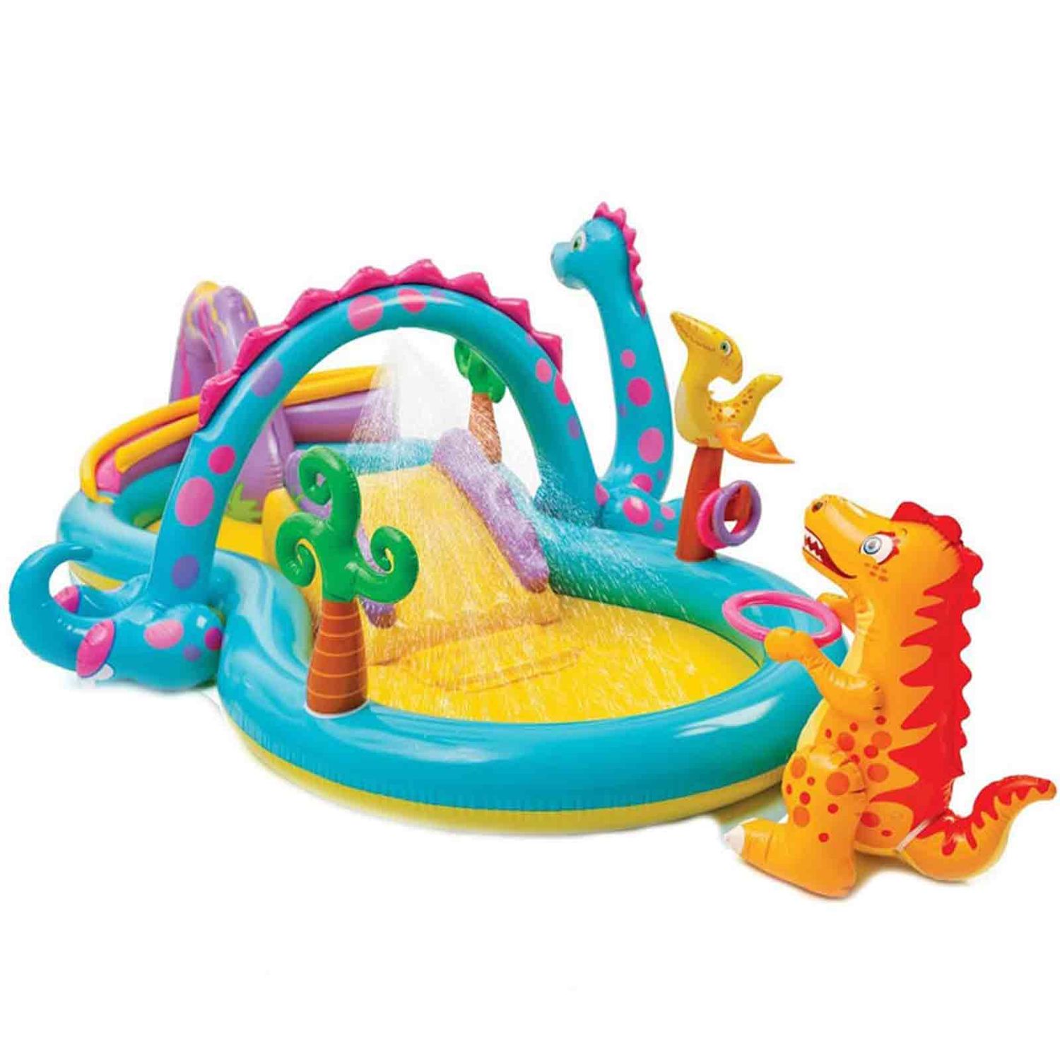 Piscina gonflabila pentru copii, centru de joaca, Dinozauri fotografia produsului