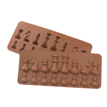 Forma Silicon Pentru Ciocolata De Asa, Model Piese De Sah