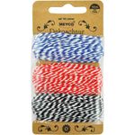 Snur decorativ, 3 buc / set, grosime 2 mm, multicolor fotografia produsului