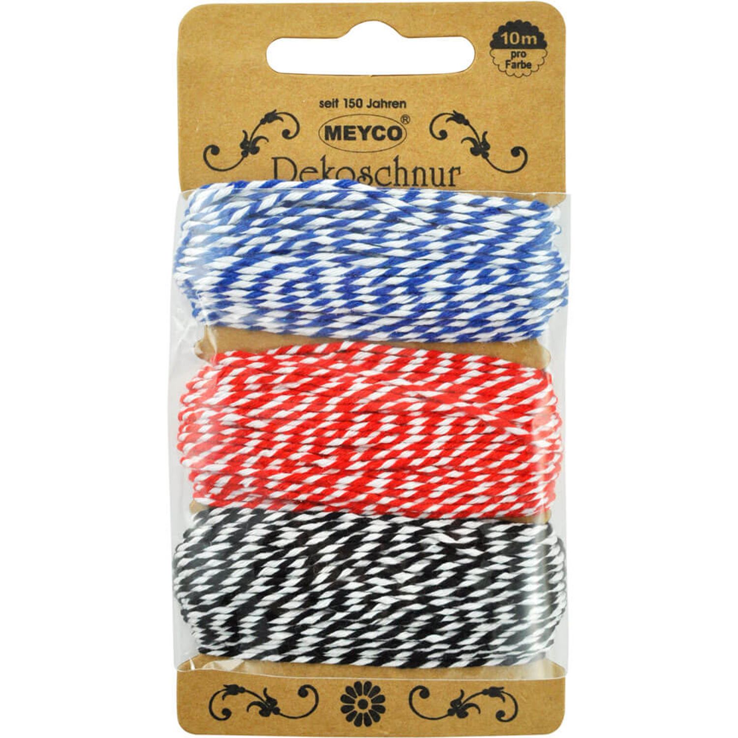 Snur decorativ, 3 buc / set, grosime 2 mm, multicolor fotografia produsului