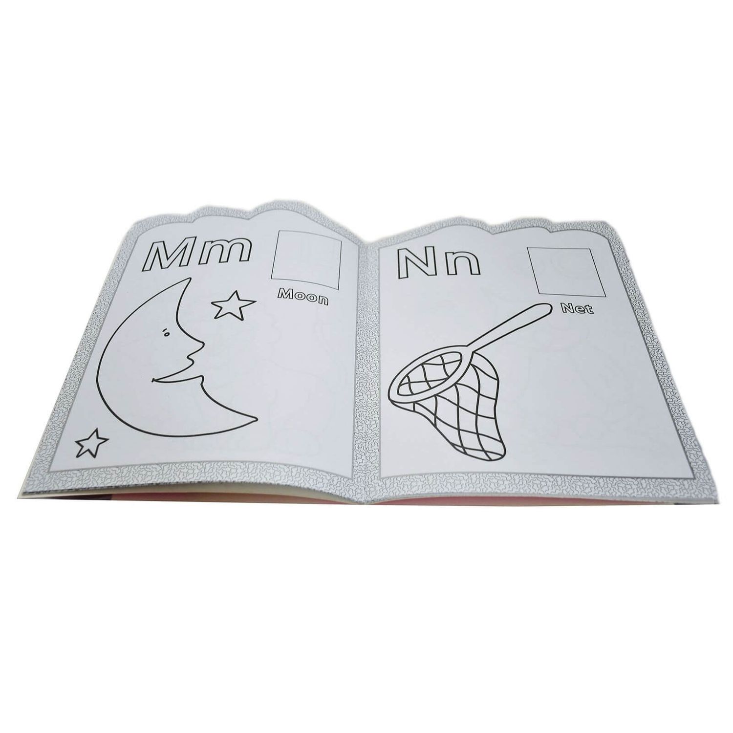 Caiet de colorat Alfabet,Litere, format A4, Carte cu abtibilduri fotografia produsului View 2 L