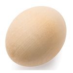 Set 10 Oua din lemn pentru cuibare gaini fotografia produsului
