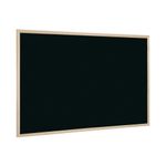 Tablă neagră cu ramă din lemn 80 x 60 cm fotografia produsului