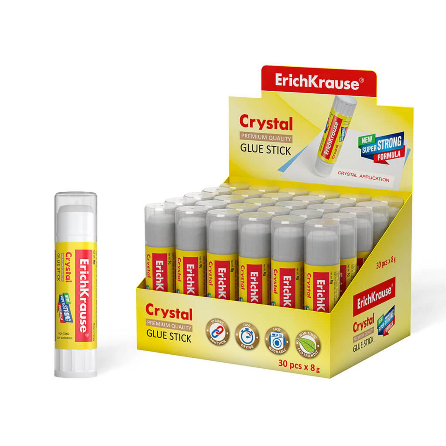 Lipici solid stick foarte rezistent, transparent, 8g fotografia produsului View 2 L