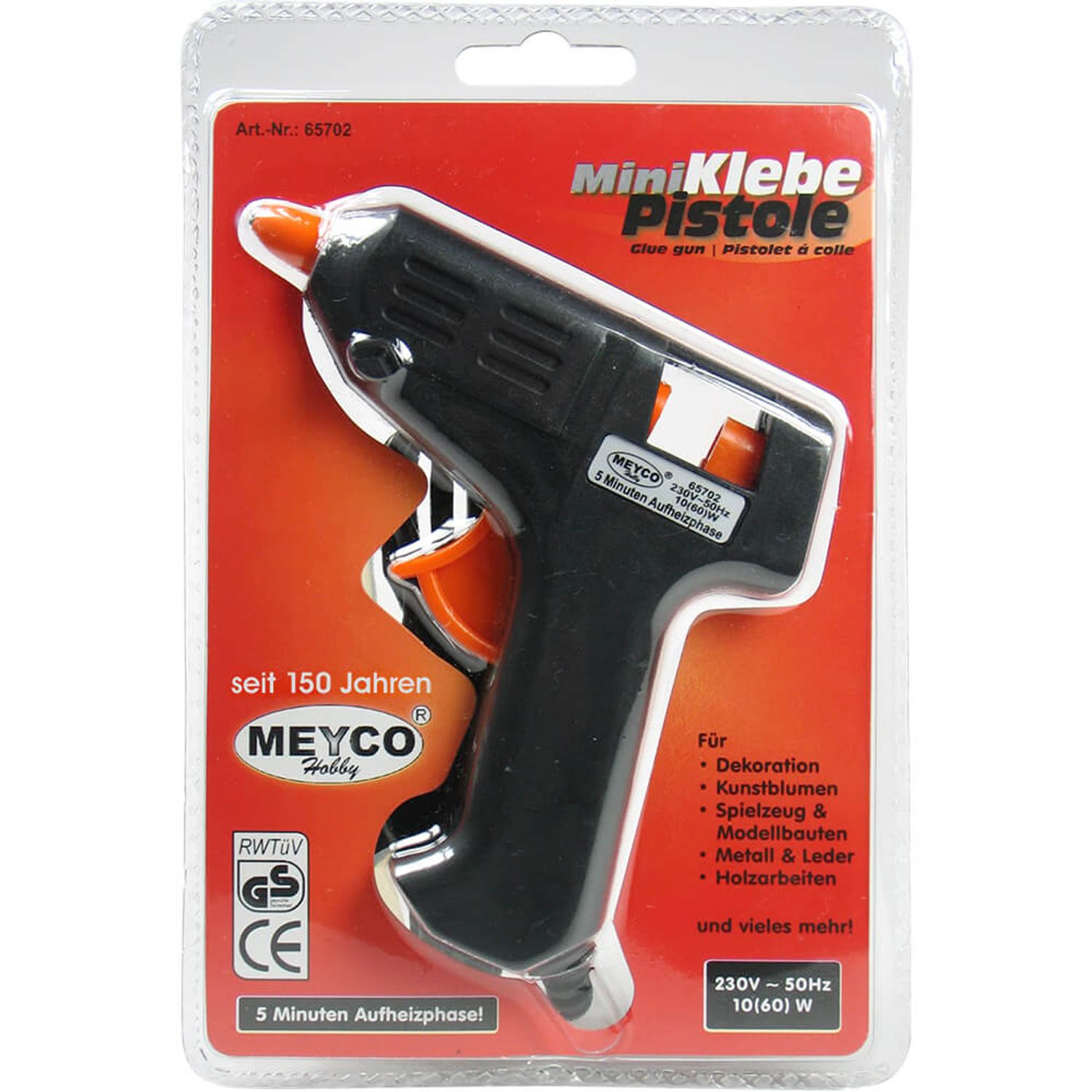 Pistol de lipit, 10-60 W, include 2 cartuse adezive fotografia produsului