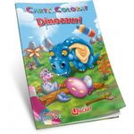 Carte de colorat dinozauri b5 fotografia produsului