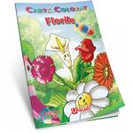 Carte de colorat flori b5 fotografia produsului