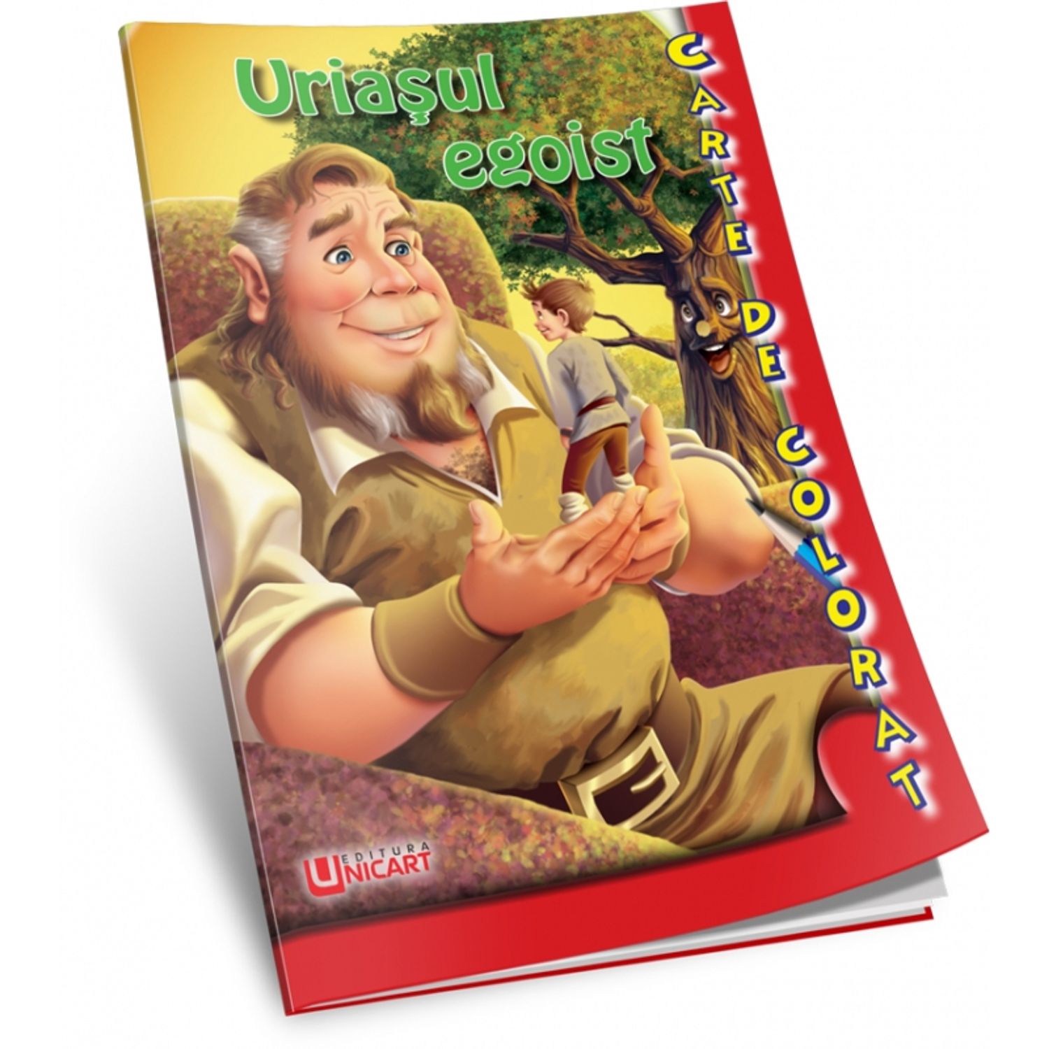 Carte de colorat uriasul egoist-a5 fotografia produsului