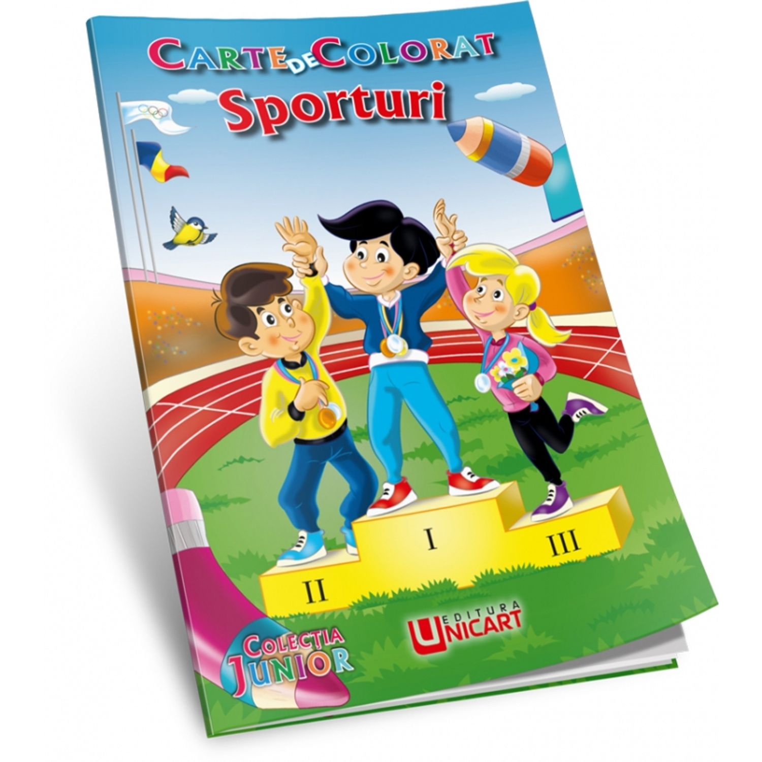 Carte de colorat sporturi b5 fotografia produsului