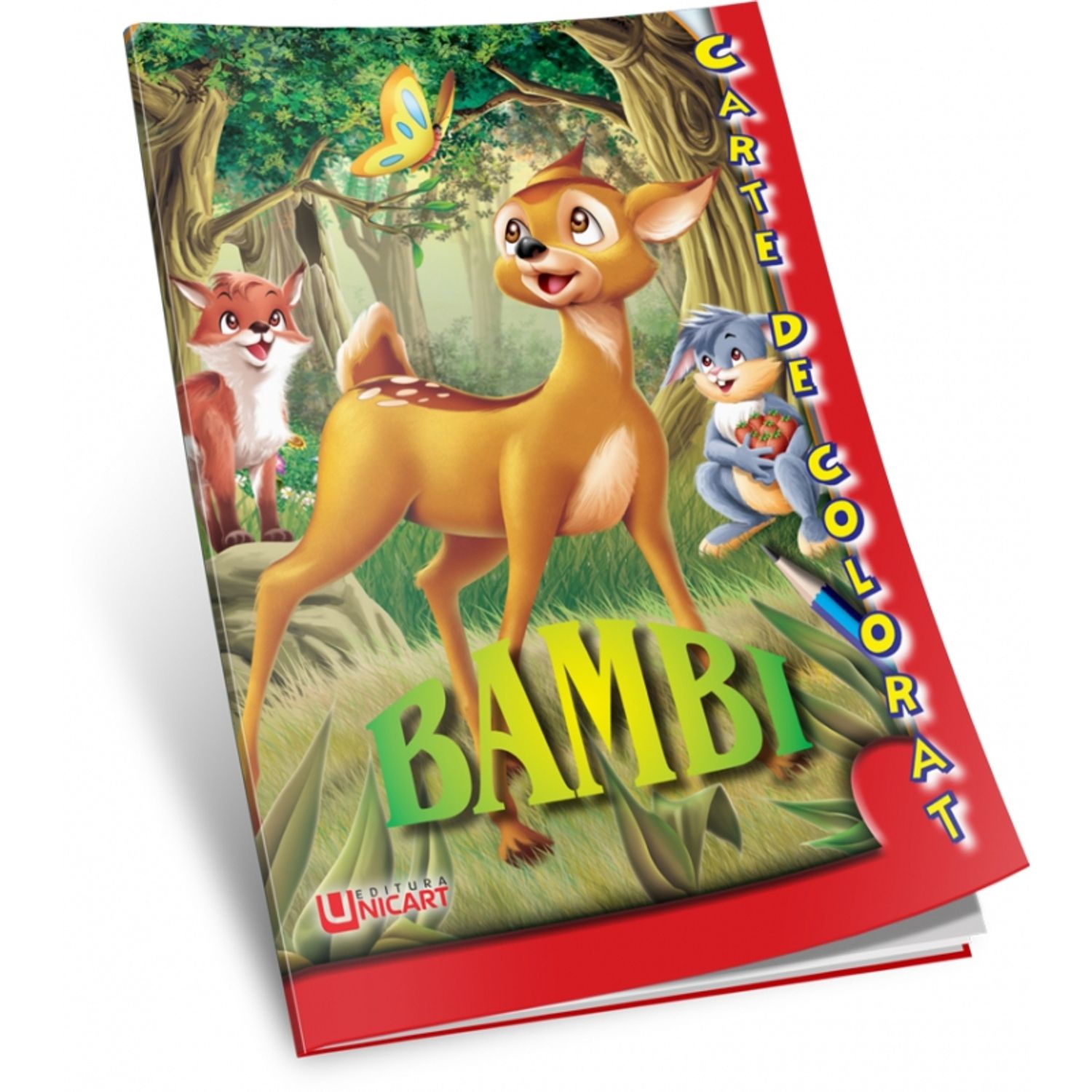 Carte de colorat bambi-a5 fotografia produsului