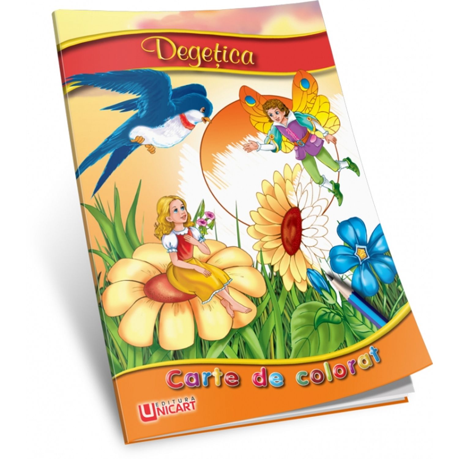 Carte de colorat degetica fotografia produsului