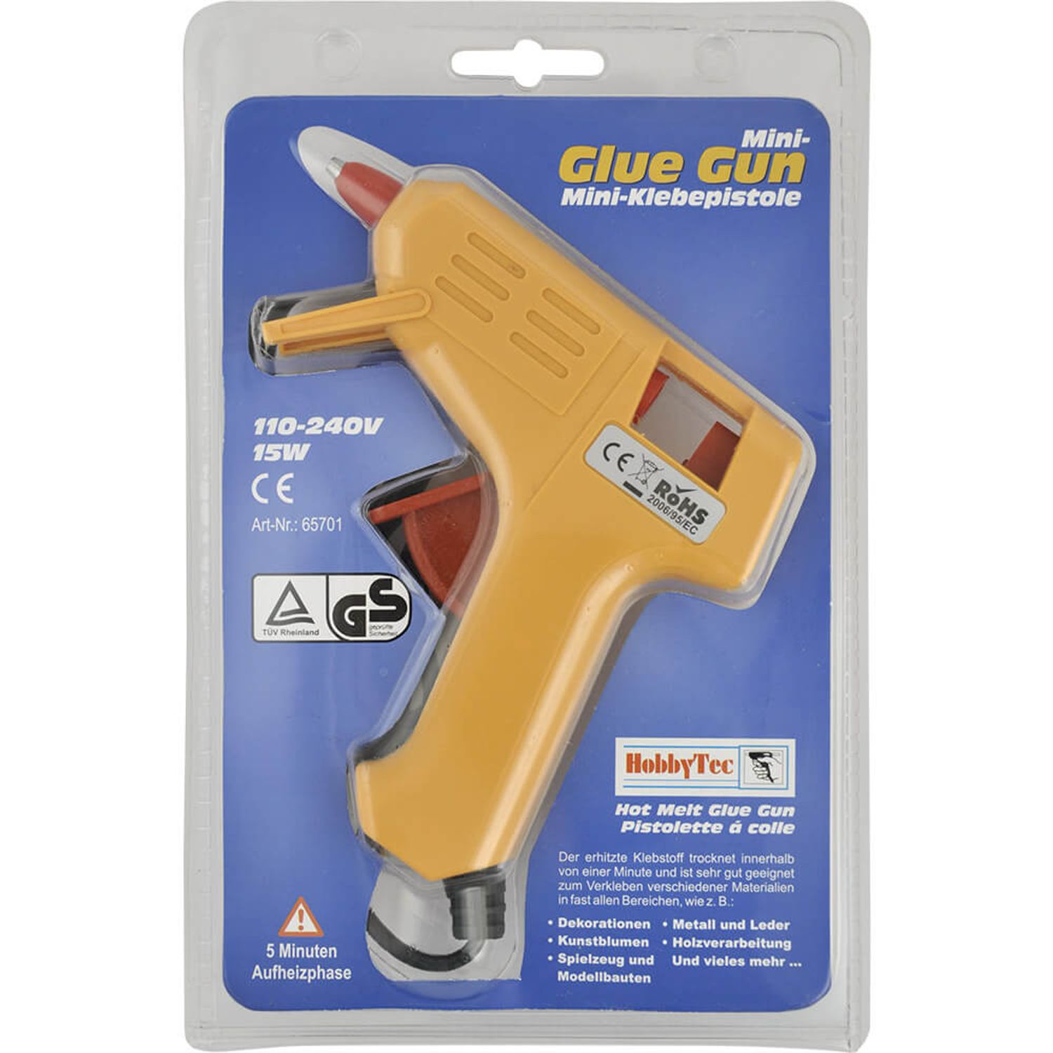 Pistol de lipit, 10 W, include 2 cartuse adezive fotografia produsului View 2 L