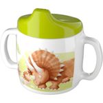 Cana cu cioc dur si manere pentru copii, Sippy Cup Dinozauri, Haba fotografia produsului