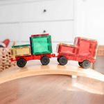 Set de constructie magnetic, 24 piese si extensie masinute, Connetix Tiles fotografia produsului View 2 S