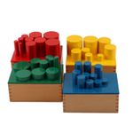 Cilindrii Knobless, Joc Educativ Montessori fotografia produsului View 2 S
