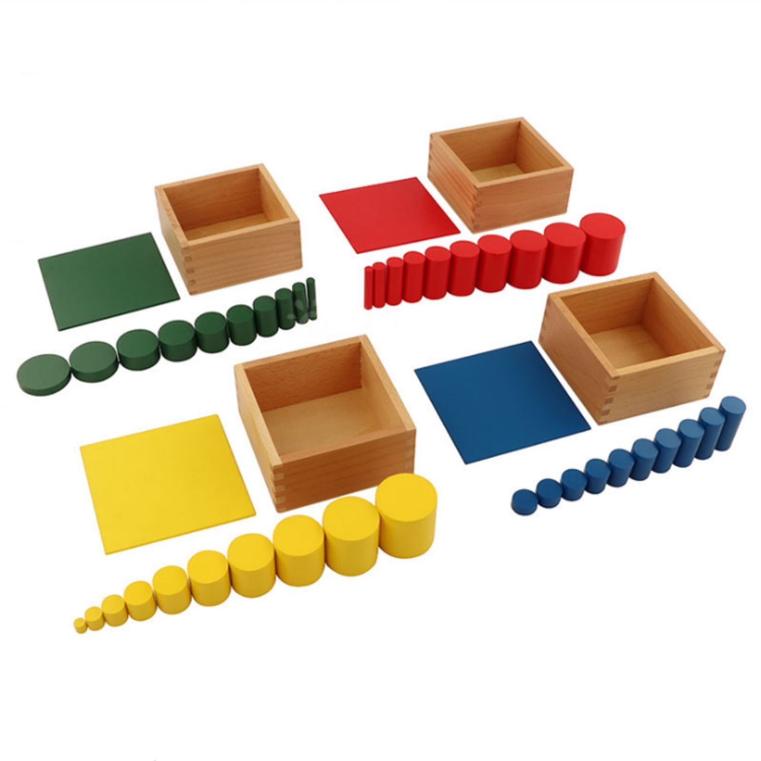 Cilindrii Knobless, Joc Educativ Montessori fotografia produsului