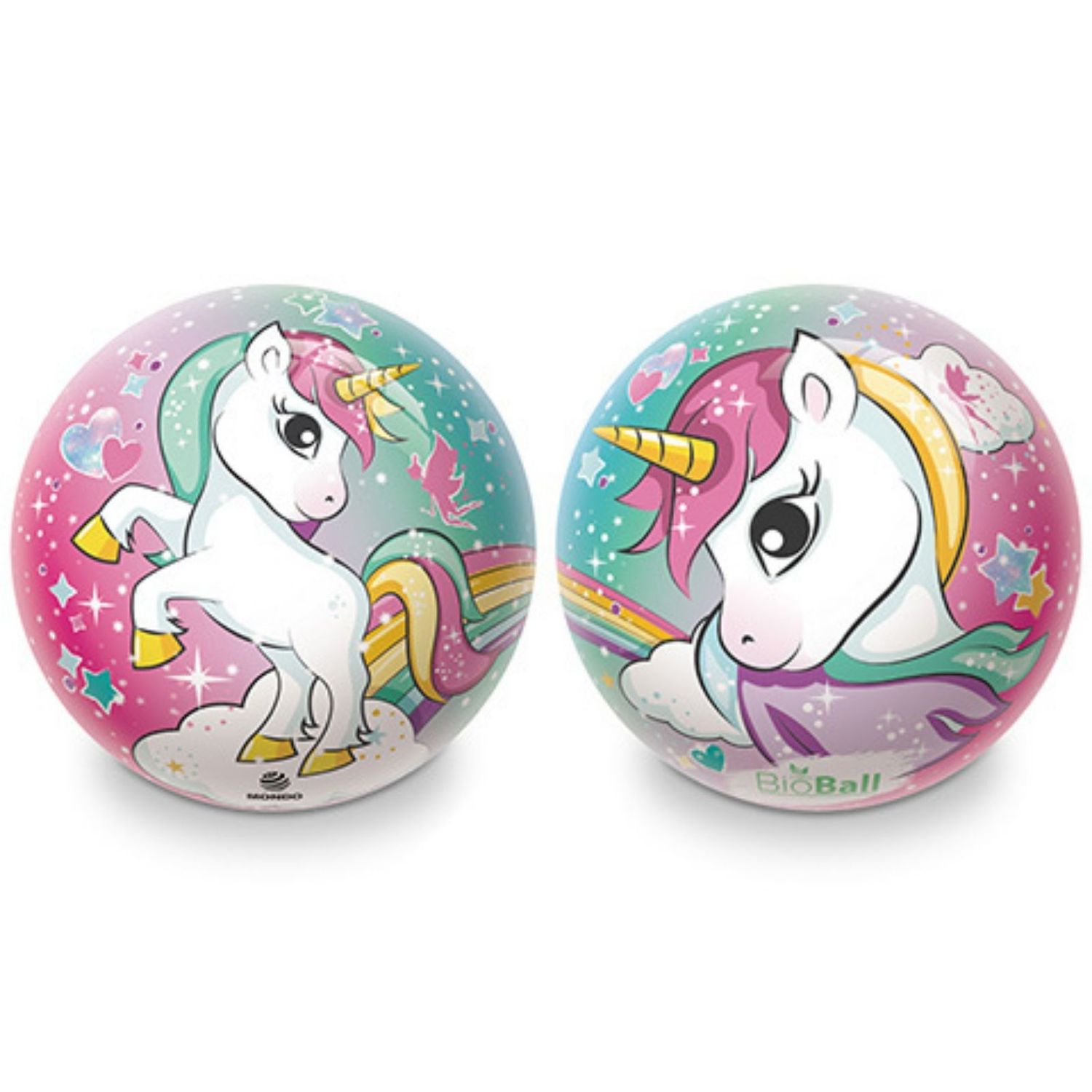 Minge din cauciuc bio pentru copii, Unicorn, 23 cm fotografia produsului
