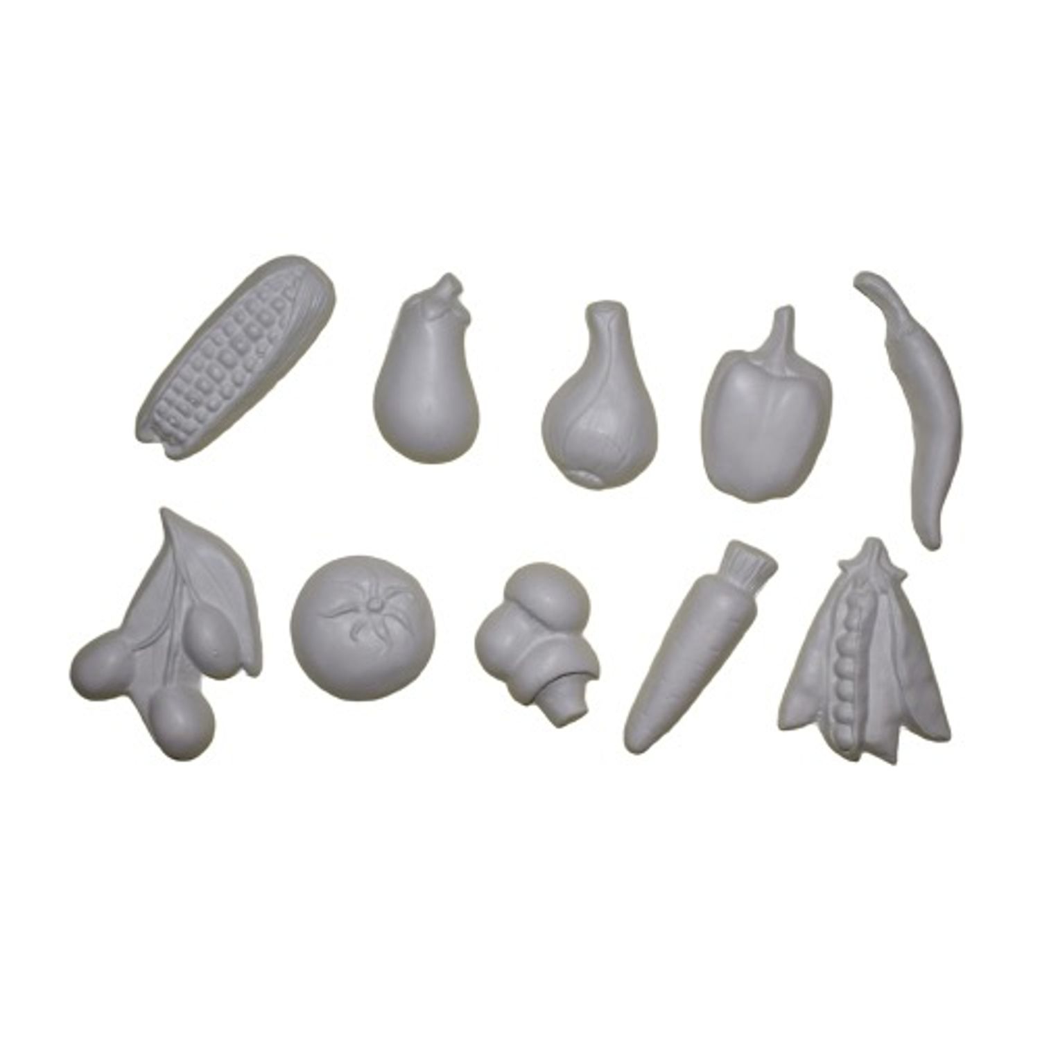 Set figurine de pictat, din ipsos, legume fotografia produsului