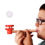 Joc de suflat si de echilibru, rosu fotografia produsului