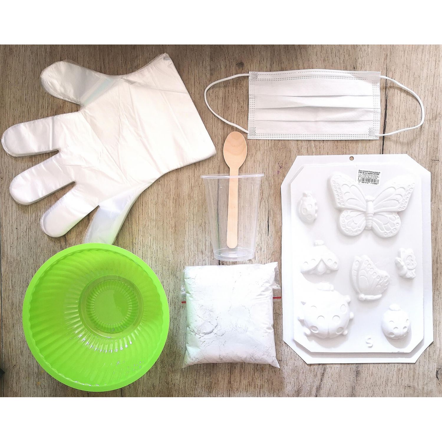 Kit creare figurine din ipsos fotografia produsului