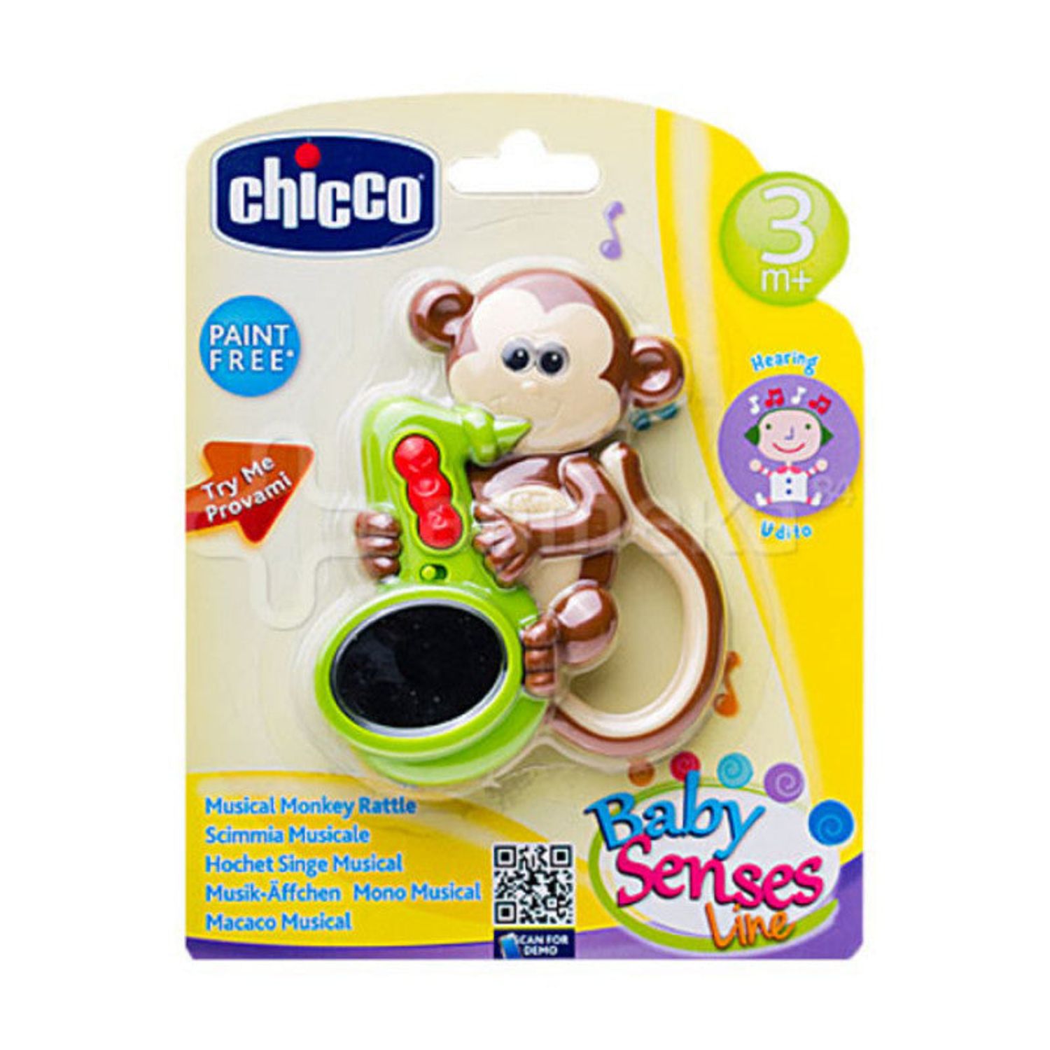 Jucarie Chicco bebelusi - cu muzica si oglinda - Monkey fotografia produsului