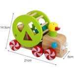 Rata de tras din lemn cu forme geometrice si snur fotografia produsului View 2 S