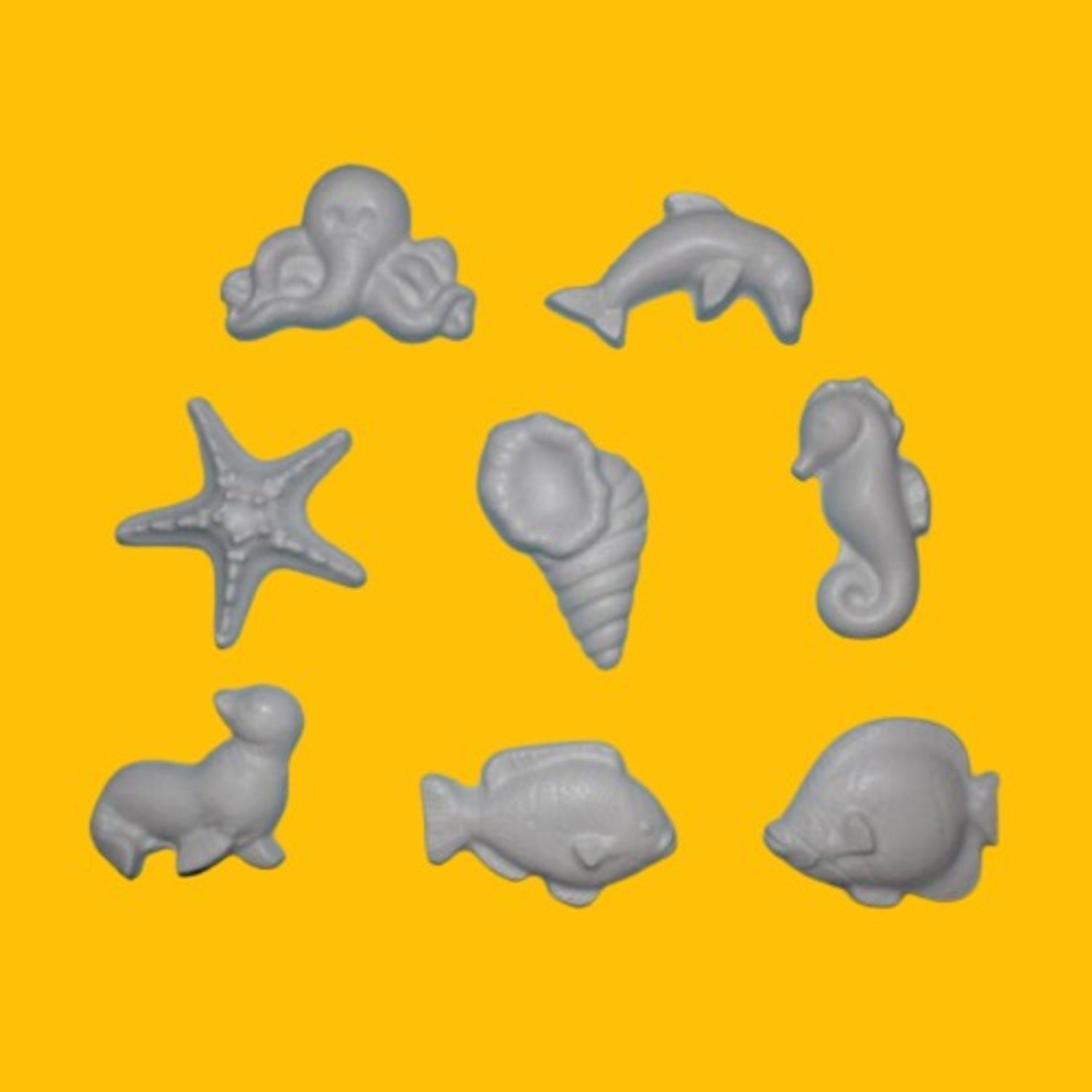 Set figurine de pictat, din ipsos, animale marine fotografia produsului View 2 L