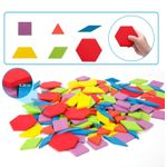 Joc Tangram Educativ cu 155 piese din lemn fotografia produsului View 2 S