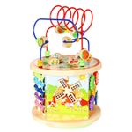 Cub educativ Montessori din lemn 7 in 1, cu activitati educative fotografia produsului View 2 S