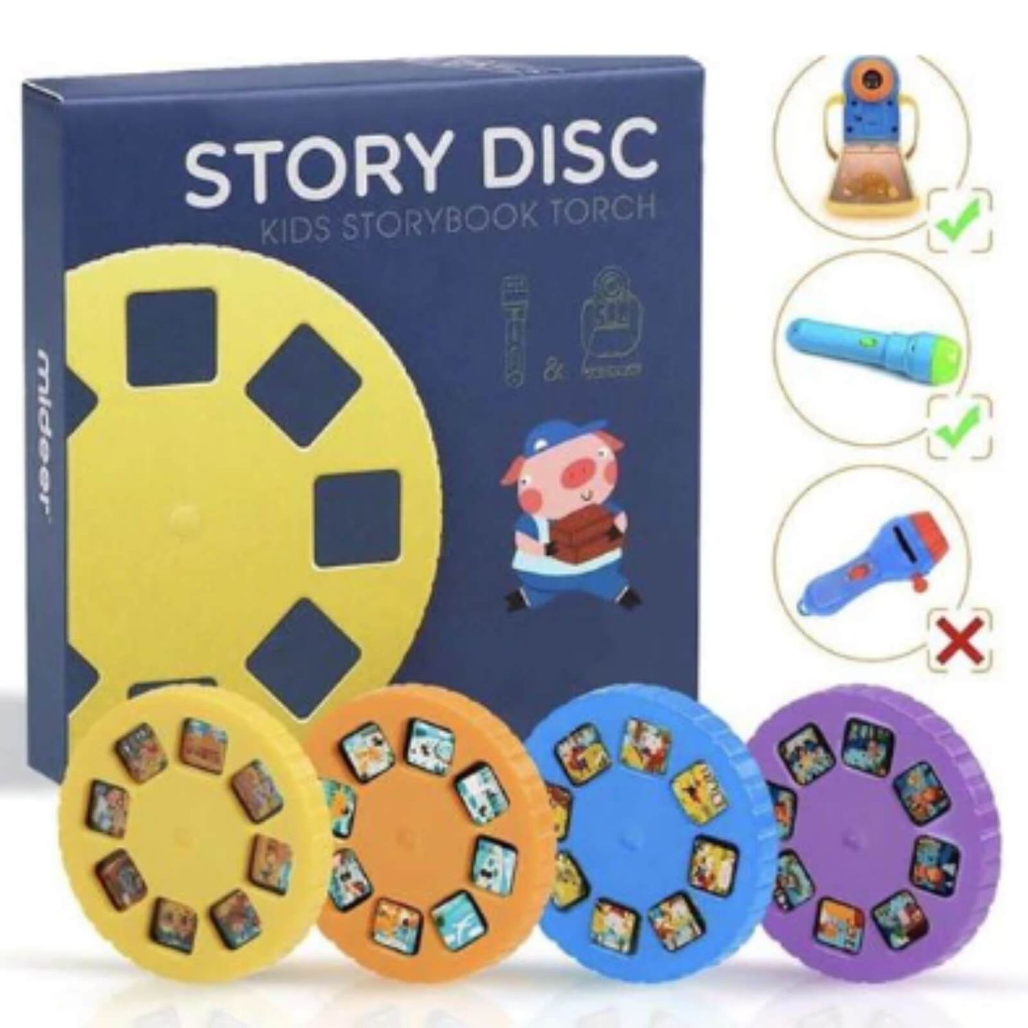 Set 4 discuri cu povesti pentru proiector, CT1181 fotografia produsului View 2 L