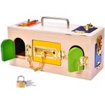 Cutie Montessori cu incuietori - Lock Box fotografia produsului